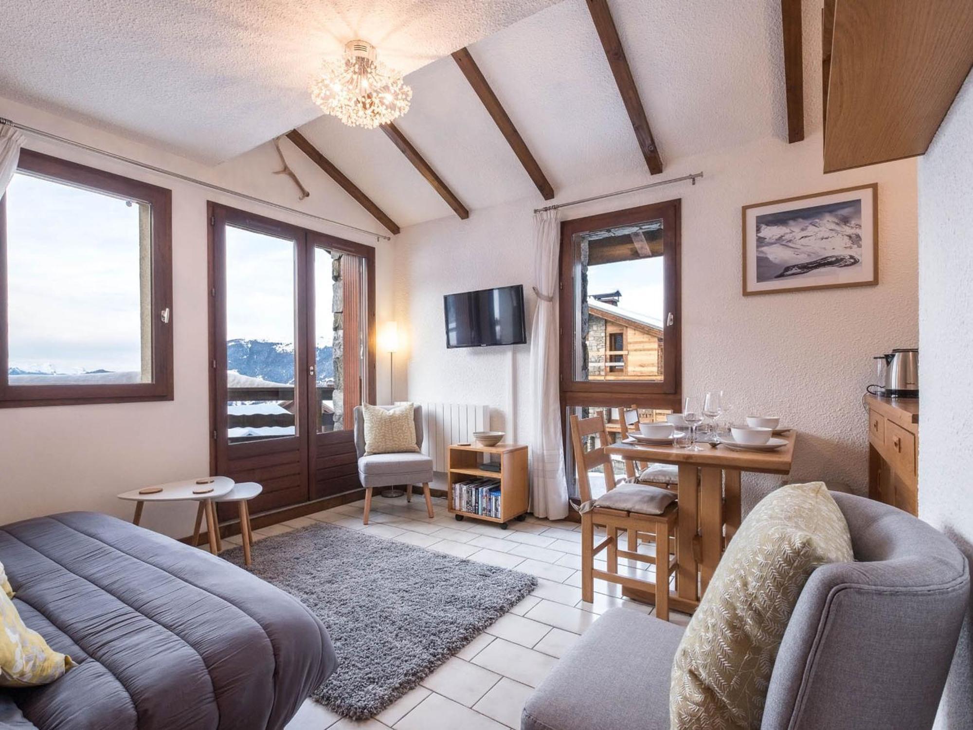 Appartement Moderne Pour 4 Personnes A Courchevel 1650, Proche Des Pistes - Fr-1-563-49 Kültér fotó