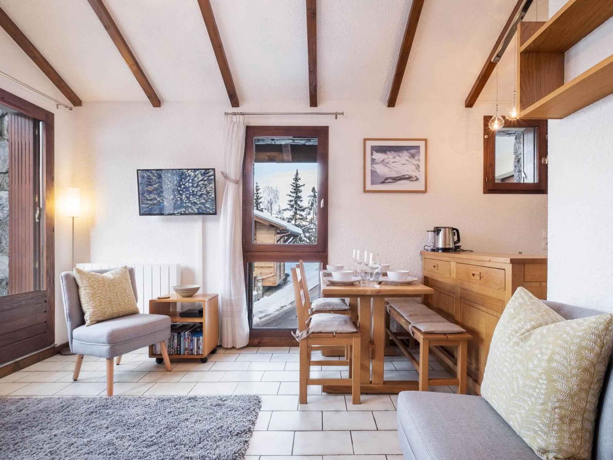 Appartement Moderne Pour 4 Personnes A Courchevel 1650, Proche Des Pistes - Fr-1-563-49 Kültér fotó